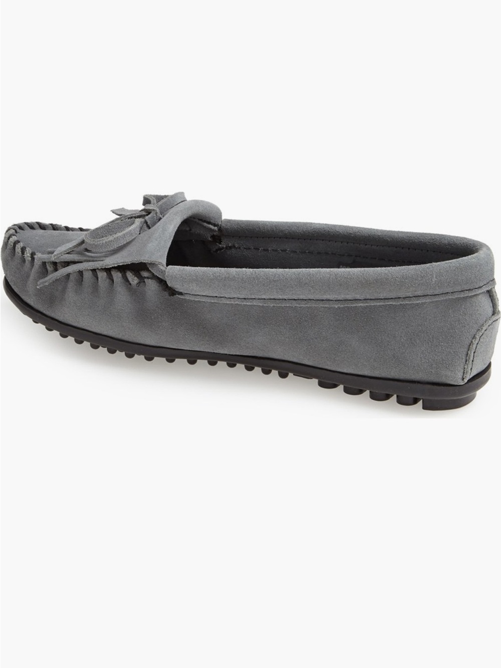 NWOT Minnetonka Kilty Suede Driving Shoes Moccasin Loafers - Picture 4 of 6